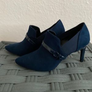 Calvin Klein Blue high heel pointed toe shoes